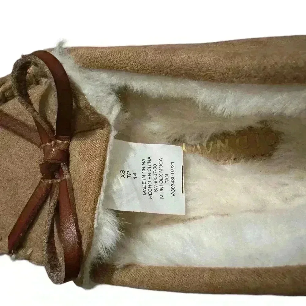 NWOT Old Navy Loafer Toddler Slippers Size Xs ifs14